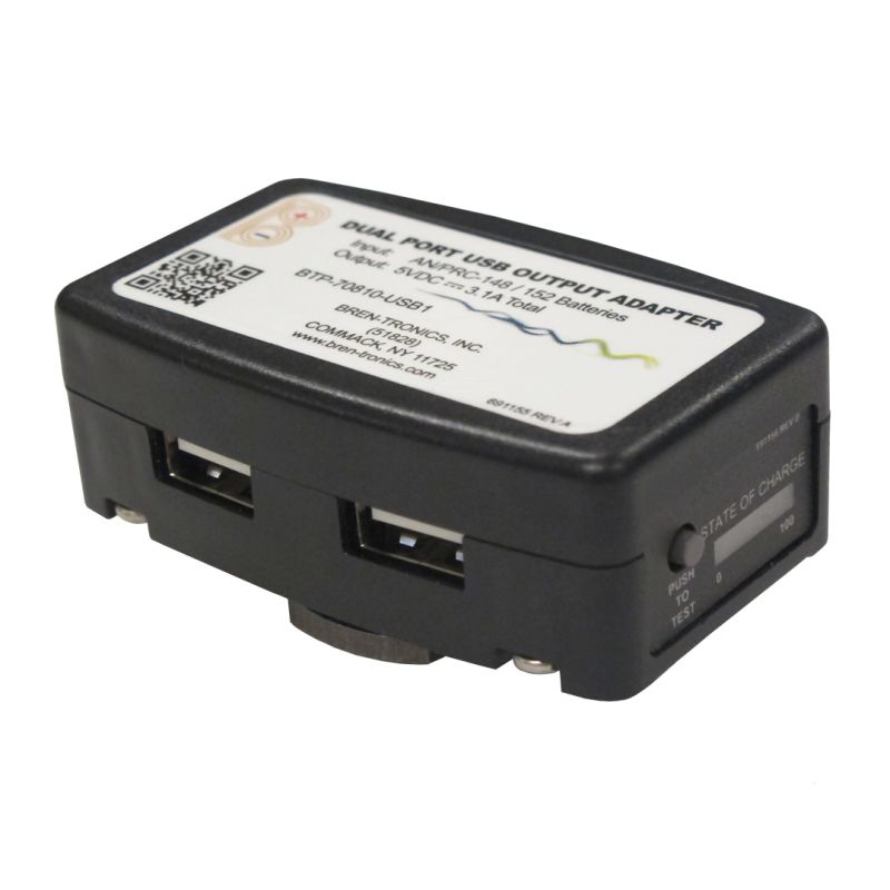 BTP-70810-USB1, 148/152 USB Charger & Battery Status Meter | Bren